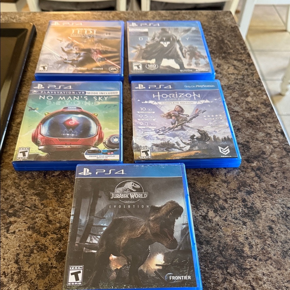 Sony PS4 Game Collection - Blue Cases